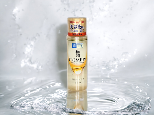 sérum / lotion Hada Labo Gokujyun Premium à l'acide hyaluronique (rohto mentholatum)