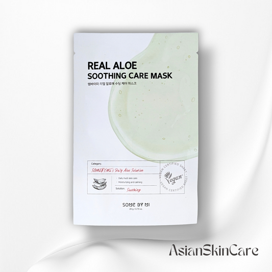 SOME BY MI - Real Care Mask - Aloe Soothing :  Soin Apaisant et Hydratant à l'Aloe Vera