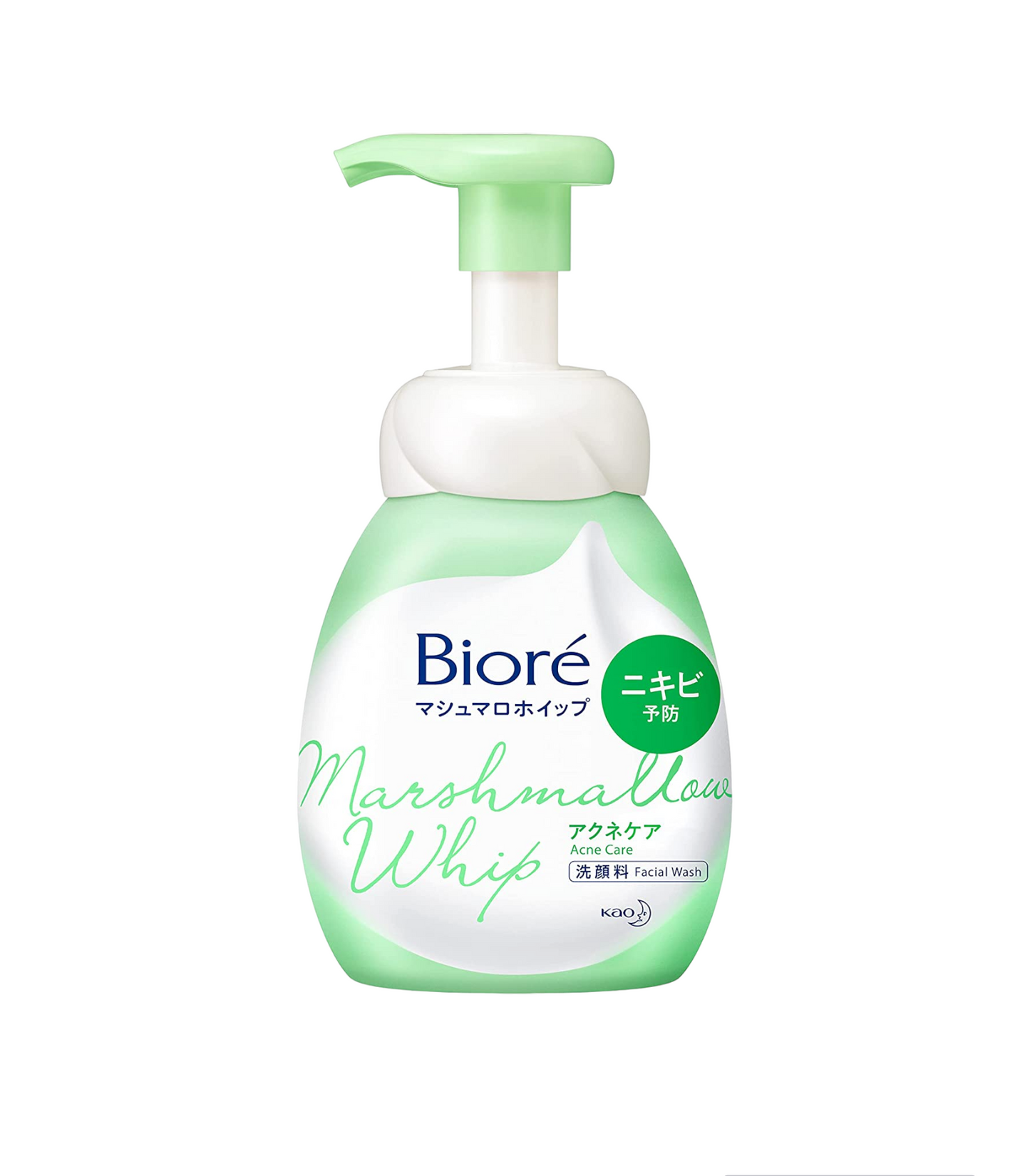 Nettoyant visage moussant - Biore Marshmallow Whip - 150ml : Pour lutter contre l'acné